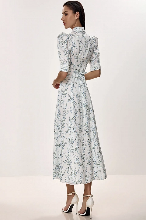 Платье миди с архитектурным лифом