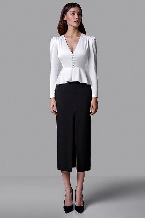 Юбка карандаш миди