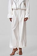 Хлопковые брюки balloon fit с мягкой посадкой