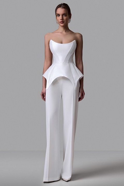 Брюки Palazzo с высокой посадкой