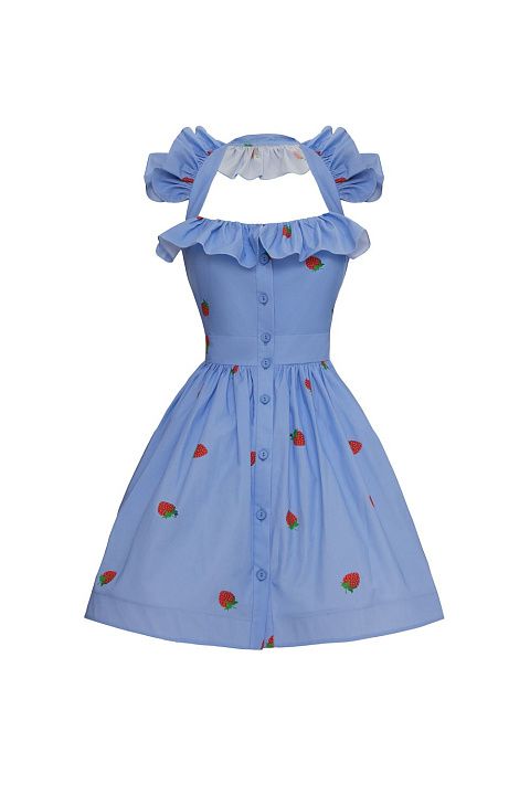 Сарафан с воланами