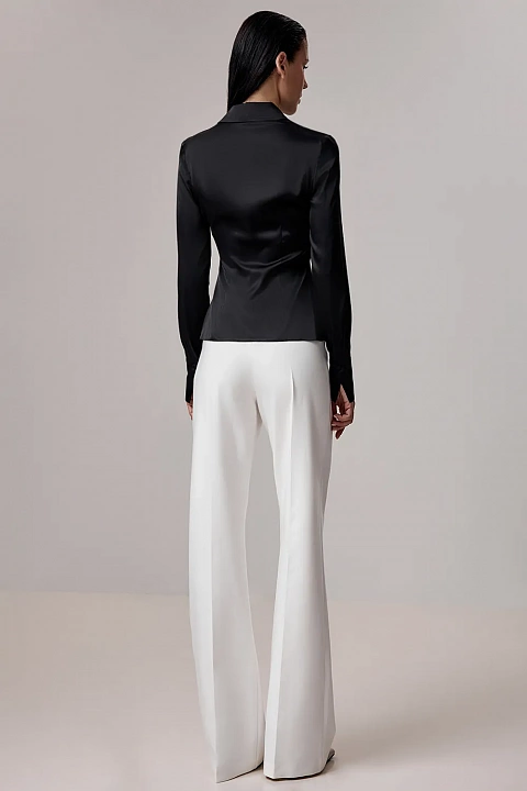 Блуза из струящейся ткани