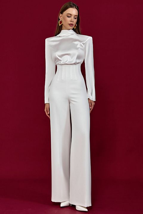 Структурные брюки с корсетным поясом