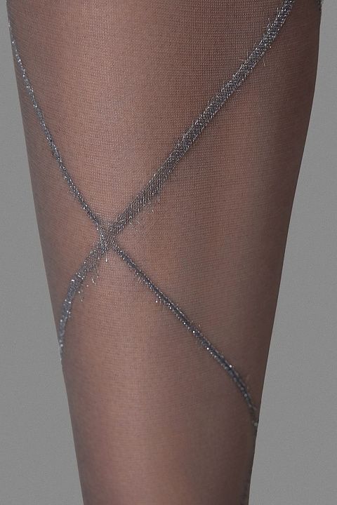 Колготки с декоративным рисунком