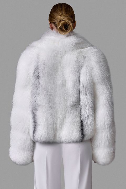 Шуба из песца