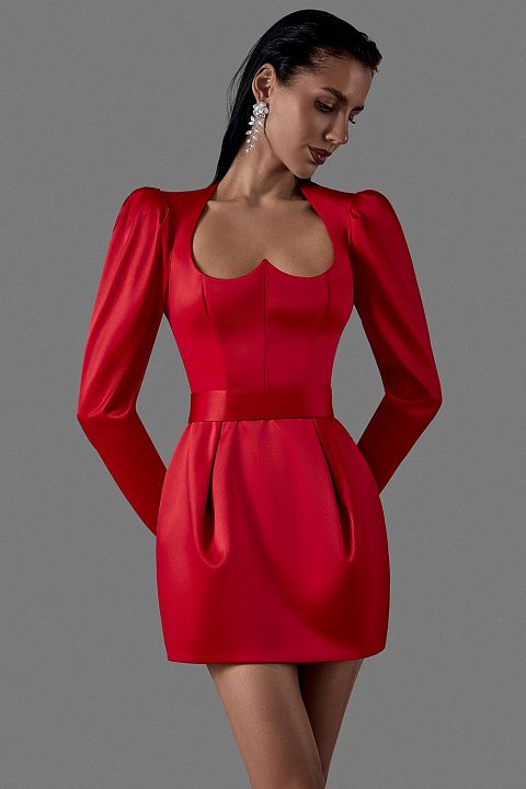 Вечернее мини-платье