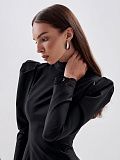 Платье-мини с кружевной отделкой