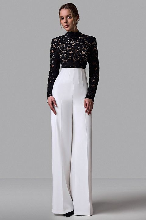 Структурные брюки с корсетным поясом