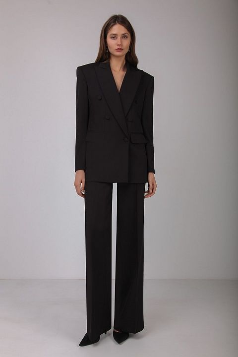 Loose suit trousers