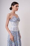 Thin laced corset