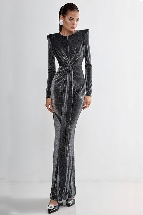 Платье с люрексом