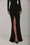 Wrap maxi skirt