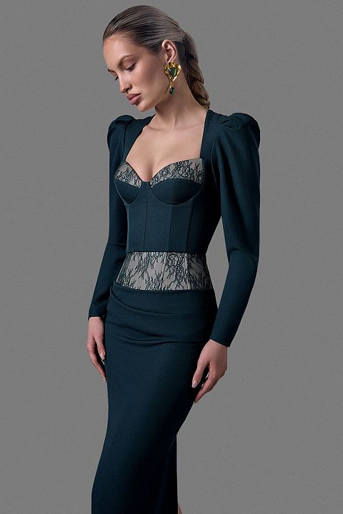 Классическая бордовая юбка миди