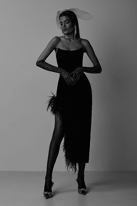 Платье миди