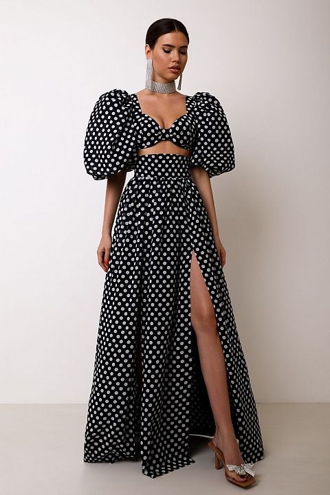 Юбка с разрезами