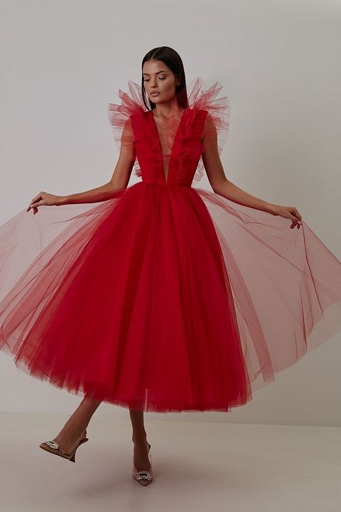 Tulle mini dress
